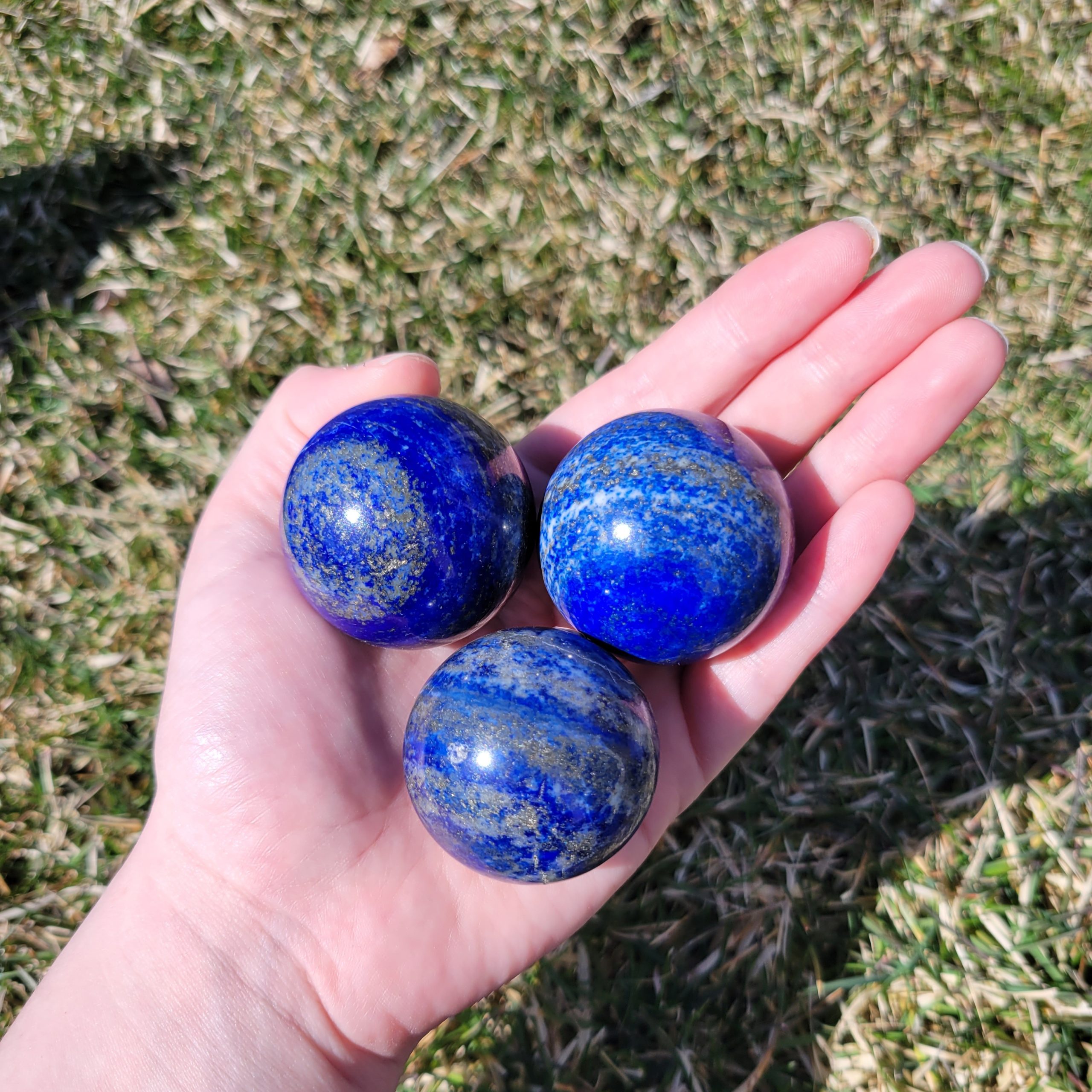 Lapis lazuli best sale sphere